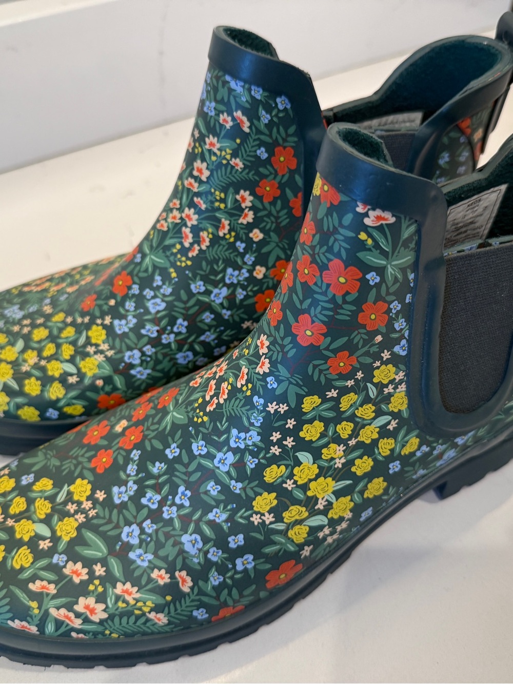 Rifle Paper Co x Keds Wildwood Rubber Chelsea Boot - Picture 3 of 6